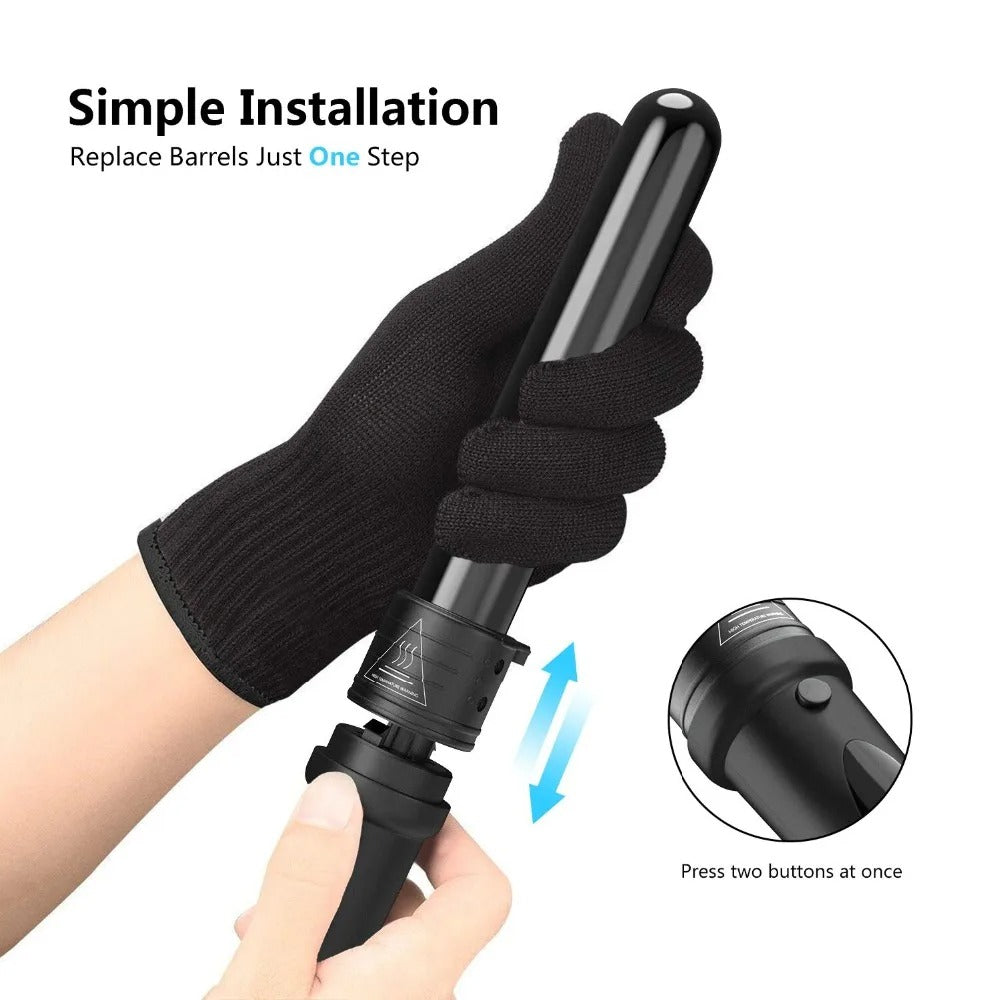 5-in-1 Multifunktionaler Lockenstab – Professionelles Styling für Perfekte Locken und Wellen